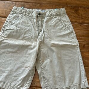 Old Navy Youth Boys Khaki Shorts- Size 14 Adjustable Waist Band